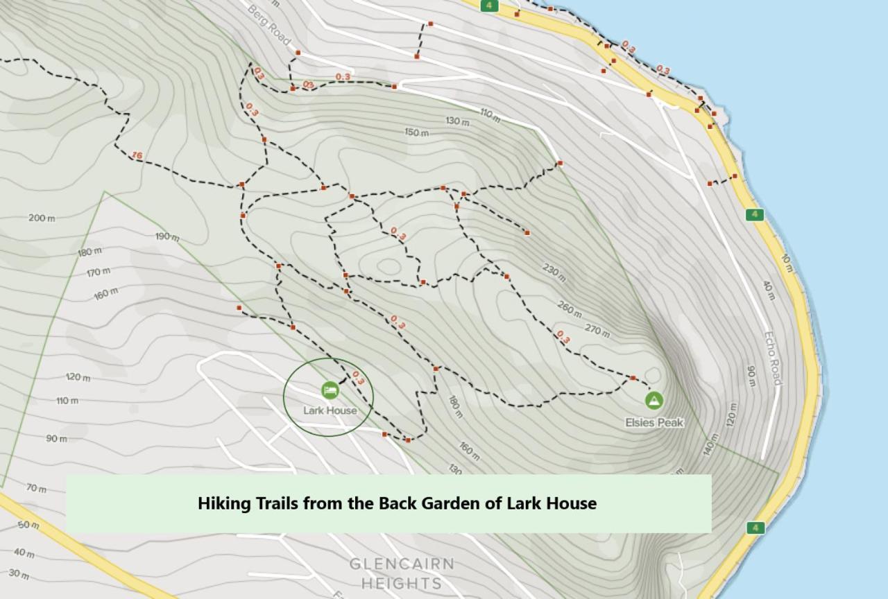 Lark House, Peaceful Mountain Home With Ocean Views And Power Backup Cidade Do Cabo Exterior foto
